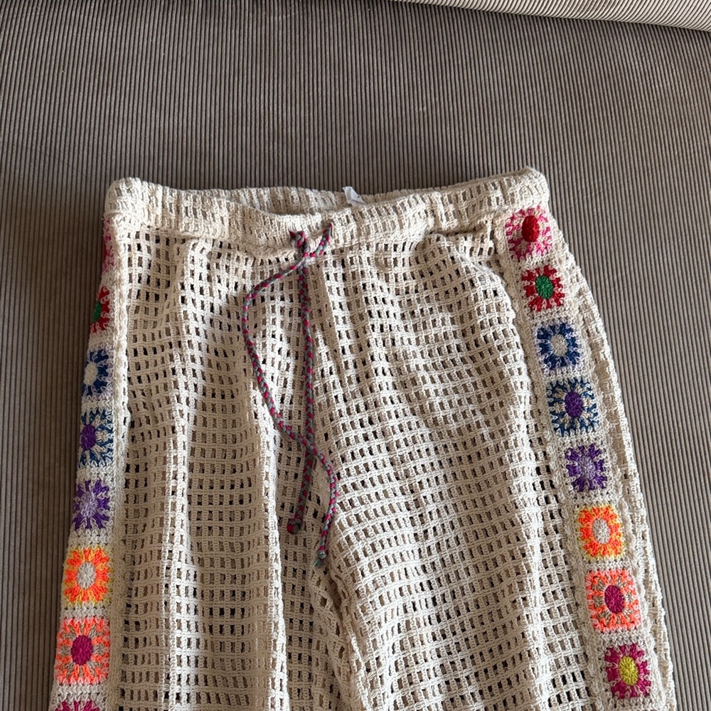 Crochet Patterned Pants - Picture 3 of 5